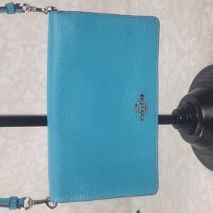 VGUC COACH Anna Crossbody In Aqua Blue 3037